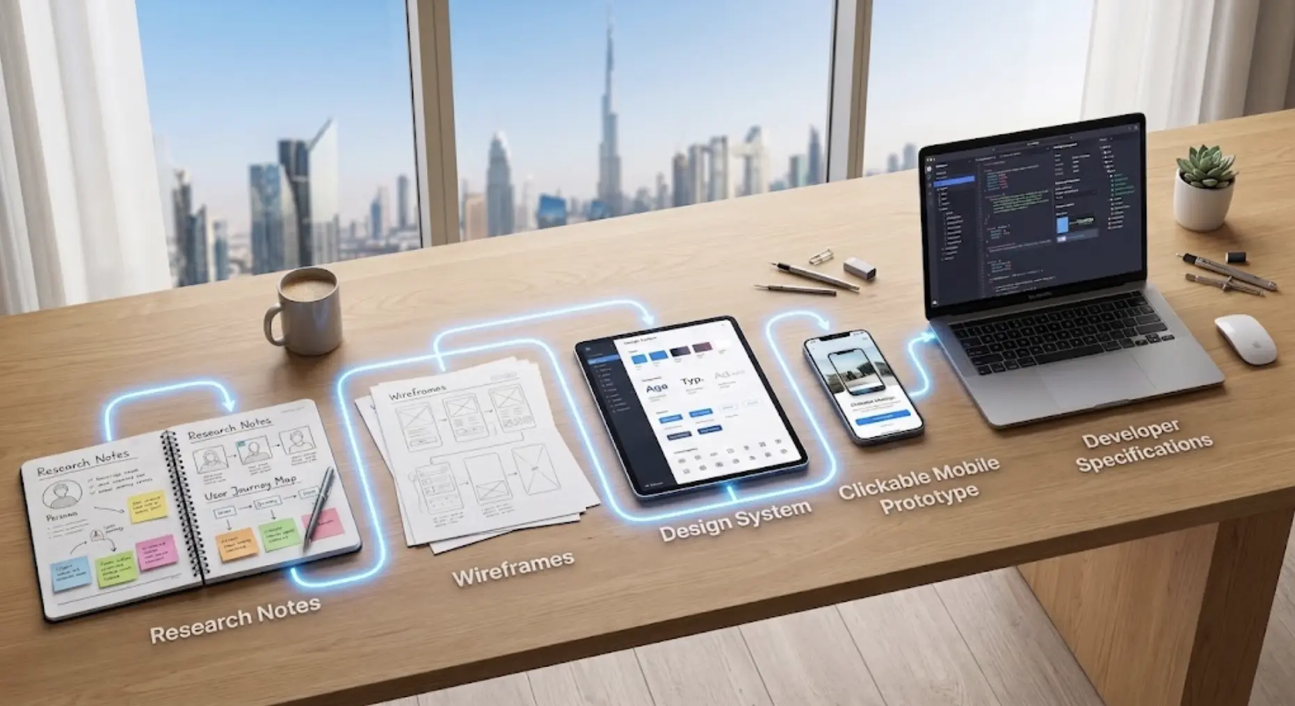 UI-UX Design Services in Dubai - What's Included in a Typical Project Scope